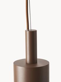 Suspension LED en métal Jari, Brun, Ø 10 x haut. 30 cm