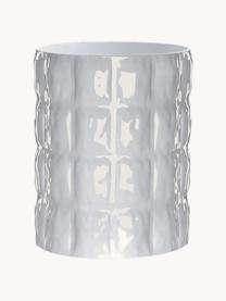 Grand vase Matelasse, haut. 30 cm, Verre acrylique, Transparent, Ø 23 x haut. 30 cm
