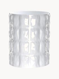 Grand vase Matelasse, haut. 30 cm, Verre acrylique, Transparent, Ø 23 x haut. 30 cm