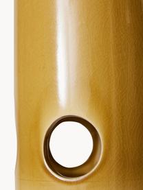 Ručně vyrobené závěsné svítidlo Mustard, Hořčicově žlutá, Ø 15 cm, V 30 cm