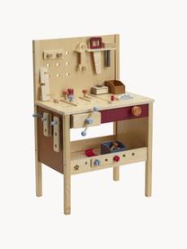 Spielwerkbank Kids' Hub, Sperrholz, Birkenholz, Buchenholz, Nylon

Dieses Produkt wird aus nachhaltig gewonnenem, FSC®-zertifiziertem Holz gefertigt., Holz, Mehrfarbig, B 55 x H 80 cm