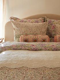 Fundas de almohadas en tejido renfrocé Adrienne, 2 uds., Multicolor estampado, An 40 x L 80 cm