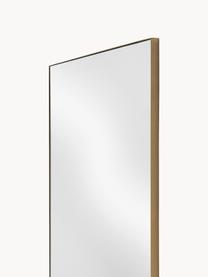 Lustro z metalową ramą Cato, Odcienie złotego, S 80 x W 180 cm