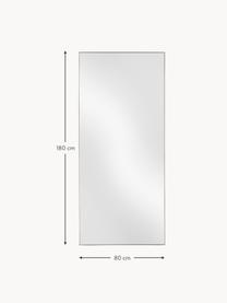 Lustro z metalową ramą Cato, Odcienie złotego, S 80 x W 180 cm