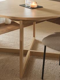 Rozkládací jídelní stůl Bennet, 115 - 215 x 75 cm, Lakované dubové dřevo, Š 115/215 cm, H 115 cm