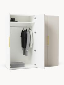 Modulární skříň s otočnými dveřmi Simone, šířka 200 cm, více variant, Dřevo, světle béžová, Interiér Premium, Š 200 x V 200 cm