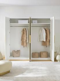 Modulární skříň s otočnými dveřmi Simone, šířka 200 cm, více variant, Dřevo, světle béžová, Interiér Premium, Š 200 x V 200 cm