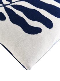 Dwustronna poszewka na poduszkę z bawełny organicznej Émile, 100% bawełna organiczna z certyfikatem GOTS, Niebieski, S 45 x D 45 cm