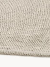 Ręcznie tkany dywan z bawełny Bo, 100% bawełna, Odcienie beżowego, czarny, S 120 x D 170 cm (Rozmiar S)