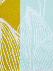 Strandtuch Mimosa, Gelb, Hellblau, 100 x 180 cm