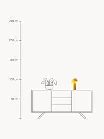 Lampe à poser LED mobile orientable Bicoca, intensité lumineuse variable, Jaune soleil haute brillance, jaune citron, Ø 16 x haut. 30 cm