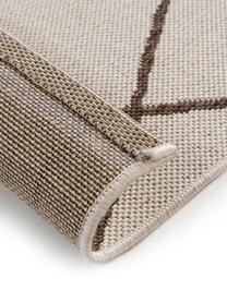 In- & Outdoor-Teppich Metro Check, 100% Polypropylen, Creme, B 240 x L 340 cm (Größe XL)