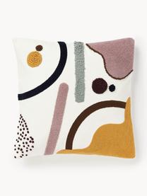 Housse de coussin 45x45 motif abstrait Wassily, 100 % coton, Multicolore, larg. 45 x long. 45 cm