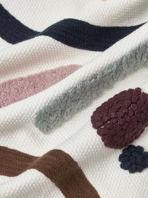Housse de coussin 45x45 motif abstrait Wassily, 100 % coton, Multicolore, larg. 45 x long. 45 cm