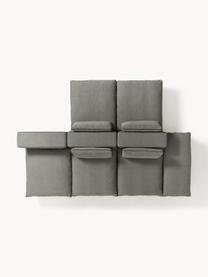 Salon lounge modulable XL Felix, Tissu anthracite, larg. 360 x prof. 240 cm