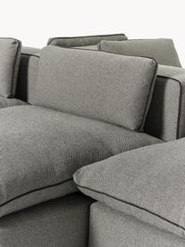 Salon lounge modulable XL Felix, Tissu anthracite, larg. 360 x prof. 240 cm