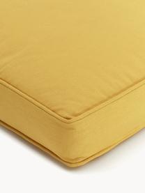 Cuscini sedia alti Zoey 2 pz, Rivestimento: 100% cotone, Giallo sole, Larg. 40 x Lung. 40 cm