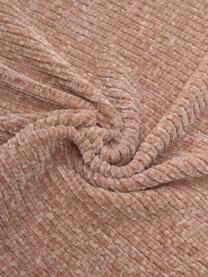 Weiche Chenille-Decke Beckett in Altrosa, 100% Polyester, Altrosa, B 130 x L 170 cm