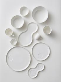 Tazas originales Nudge, 4 uds., Porcelana, Blanco crema, Ø 9 x Al 10 cm