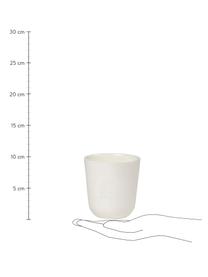 Mug porcelaine mate/brillante Nudge, 4 pièces, Blanc cassé