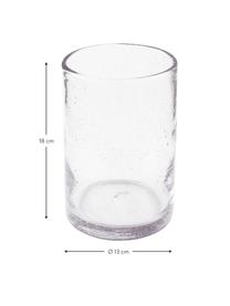 Glas-Vase Spring, Glas, Transparent, Ø 13 x H 18 cm