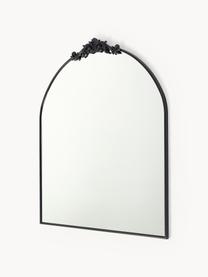 Barokní nástěnné zrcadlo Saida, Černá, Š 90 cm, V 100 cm