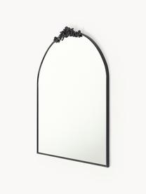 Barock-Wandspiegel Saida, Rahmen: Metall, beschichtet, Rückseite: Mitteldichte Holzfaserpla, Spiegelfläche: Spiegelglas, Schwarz, B 90 x H 100 cm