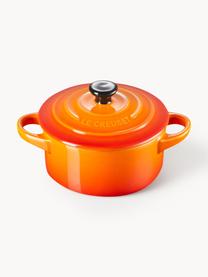 Töpfchen Cocotte Mini, Steinzeug, Orangetöne, Schwarz, Ø 10 x H 8 cm, 250 ml