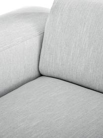Canapé d'angle 3 places gris clair Melva, Tissu gris clair