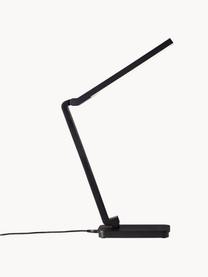 Grande lampe de bureau LED Tori, intensité lumineuse variable, Noir, larg. 11 x haut. 61 cm