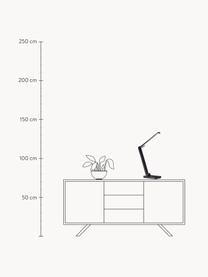 Grosse Dimmbare LED-Schreibtischlampe Tori, Schwarz, B 11 x H 61 cm