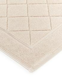 Koupelnový kobereček Diamond, 100 % bavlna, Béžová, Š 50 cm, D 70 cm