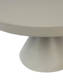 Table basse ronde métal gris Floss, Aluminium, revêtement par poudre, Gris, Ø 60 x haut. 33 cm