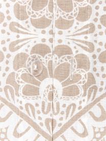 Renforcé-Bettwäsche Manon mit Paisley-Muster aus Bio-Baumwolle, Webart: Renforcé Fadendichte 144 , Beige, Weiss, gemustert, 200 x 200 cm + 2 Kissen 80 x 80 cm