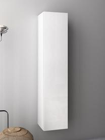 Mueble de baño alto Malmo, 34 cm, Estantes: vidrio, Blanco, An 34 x Al 160 cm