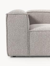 Modulares Sofa Lennon (4-Sitzer) aus Bouclé, Bezug: Bouclé (100 % Polyester) , Gestell: Massives Kiefernholz, Spe, Füße: Kunststoff Dieses Produkt, Bouclé Taupe, B 327 x T 119 cm