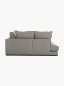 Sofa narożna Tribeca, Tapicerka: 100% poliester Dzięki tka, Stelaż: lite drewno sosnowe, Nogi: lite drewno bukowe, lakie, Taupe tkanina, S 274 x G 192 cm, prawostronna