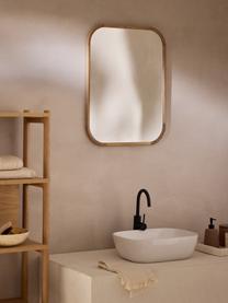 Espejo de pared de madera de roble Levan, Espejo: cristal Este producto est, Madera de roble, An 55 x Al 72 cm