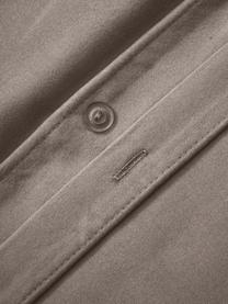 Flanelová obliečka na vankúš Biba, Sivobéžová, Š 70 x D 80 cm