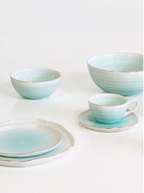 Tasse faite à la main Bella, 4 élém., Bleu turquoise