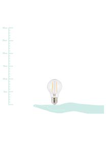 E27 Leuchtmittel, 4.6W, warmweiß, 6 Stück, Leuchtmittelschirm: Glas, Leuchtmittelfassung: Aluminium, Transparent, Ø 8 x H 10 cm