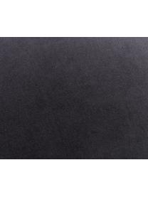 Effen fluwelen kussenhoes Dana in antraciet, 100% katoenfluweel, Antraciet, B 50 x L 50 cm