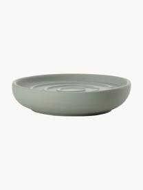 Porte-savon en porcelaine Nova One, Porcelaine, Vert menthe, Ø 11 cm