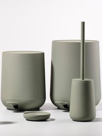 Porte-savon en porcelaine Nova One, Porcelaine, Vert sauge, Ø 11 cm