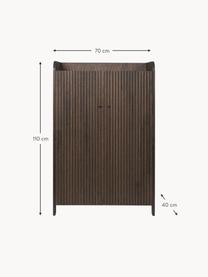 Rangement en bois Sill, Placage en bois de chêne

Ce produit est fabriqué à partir de bois certifié FSC® issu d'une exploitation durable, Bois de chêne foncé, larg. 70 x haut. 110 cm