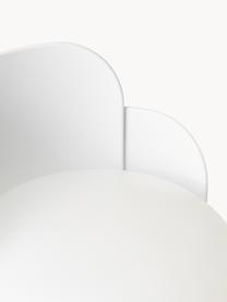 Kleine Tischlampe Blom, handgefertigt, Lampenschirm: Kunststoff, Weiß, Ø 15 x H 24 cm