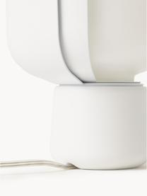 Malá stolní lampa Blom, ručně vyrobená, Bílá, Ø 15 cm, V 24 cm
