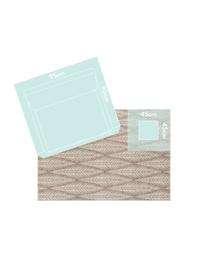 Design in- &  outdoor vloerkleed Pella met grafisch patroon, 100% polypropyleen, Taupe, beige, B 160 x L 230 cm (maat M)