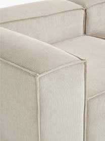 Modulaire XL hoekbank Lennon van corduroy, Bekleding: corduroy (92% polyester, , Frame: massief grenenhout, multi, Poten: kunststof Dit product is , Corduroy lichtbeige, B 329 x D 269 cm, hoekdeel links