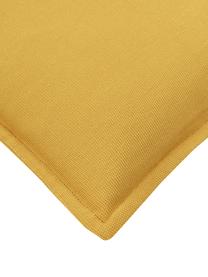 Housse de coussin en coton jaune Mads, 100 % coton, Jaune moutarde, larg. 40 x long. 40 cm